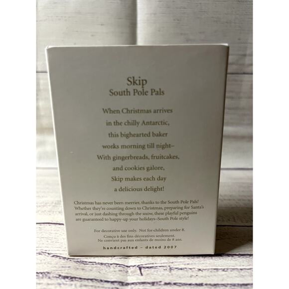Hallmark Keepsake Ornament South Pole Pals Skip 2007 with original box - Picture 2 of 9